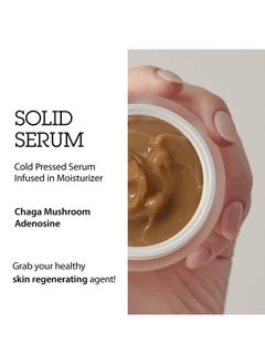 Blithe Lithe Pressed Serum Tundra Chaga Skin Tightening Serum Face Cream With Korean Mushroom For Lifting Skin Firming & Ultimate Nutrition 1.68Oz  - Image 3