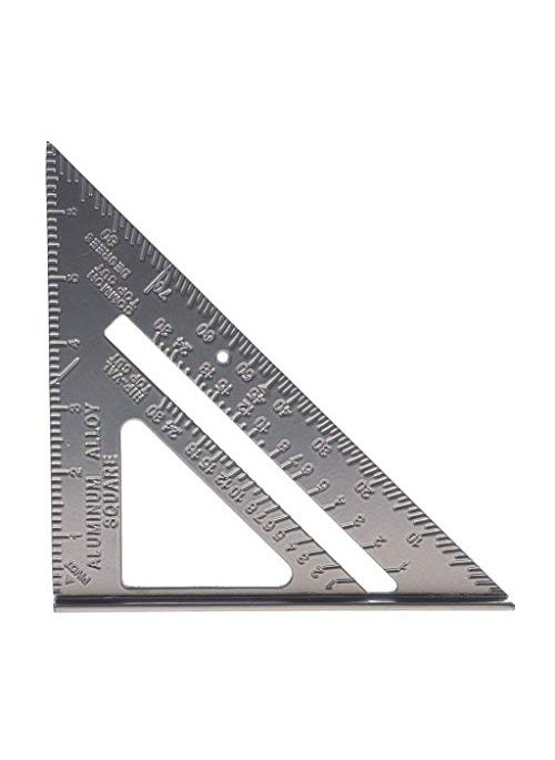 JRS TRADERS JRS TRADERS Speed Square Layout ToolDouble Side Scale Aluminium Alloy Metric Inch Triangle Measurement in 90 Degree Triangle Ruler Carpenter Tool  - Image 3