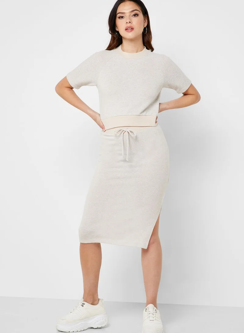 Miss Selfridge Petite Tie Waist Bodycon Skirt Co Ord
