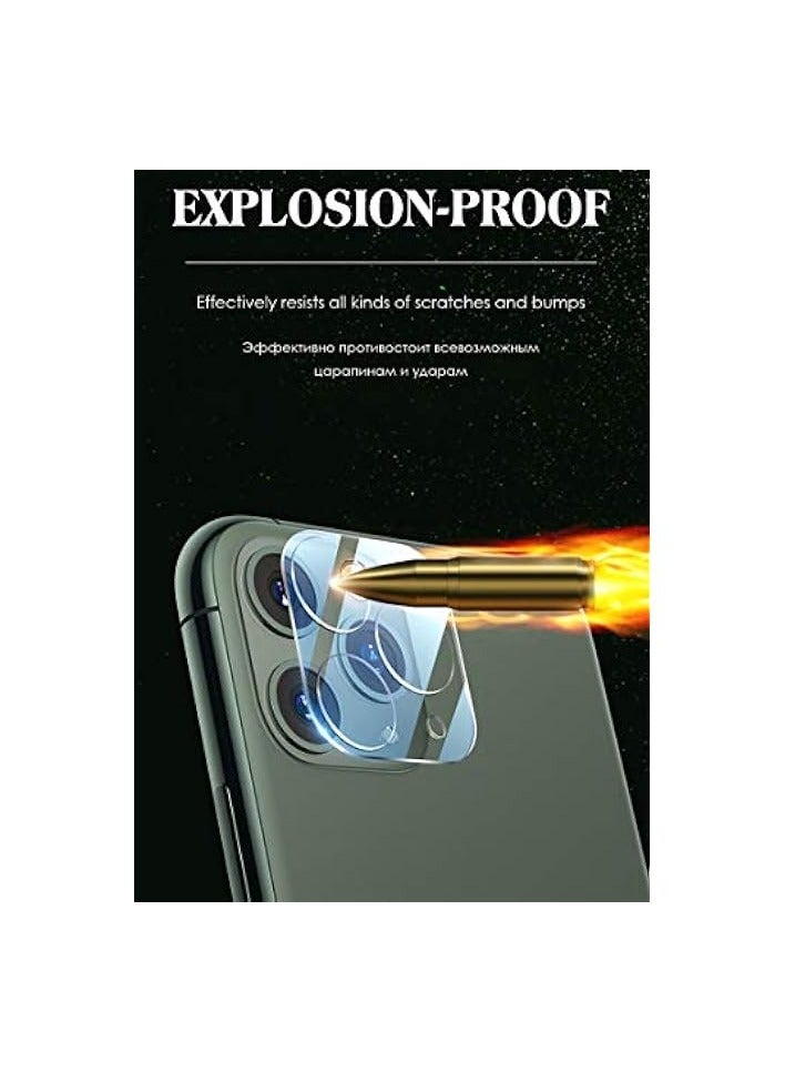 PROMASS Camera Lens Protector Rear Camera Cover- For iPhone 12 Pro Max Case 9H HD Clear Tempered Glass Back Camera Protector, Case Friendly, Easy Installation - Image 3