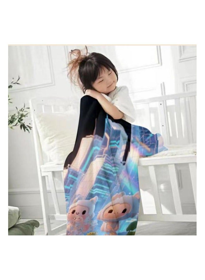 general Flannel thin blanket (warm and comfortable, suitable for sleep, gaming, dust removal and sandproof) 150cm*200cm - 990 - Image 1