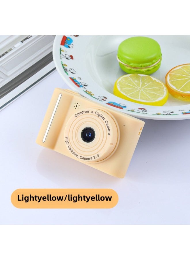 A16 HD Children's Digital Camera Photo Video SLR Fun Camera Toy Gift-Color:A16 Yellow (HD Dual Camera)  - Image 1