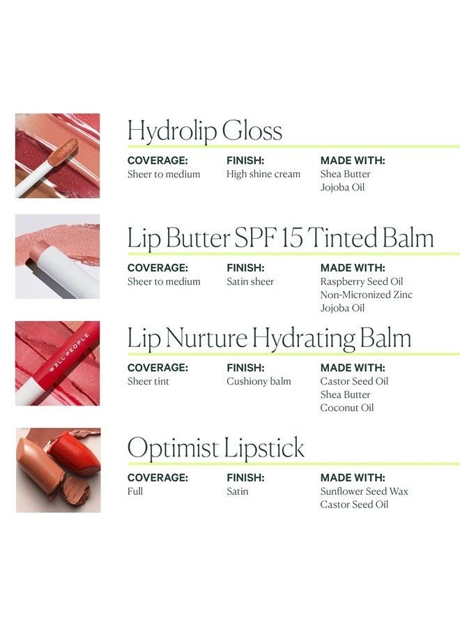 W3LL PEOPLE WELL PEOPLE - Lip Butter SPF 15 Tinted Lip Balm | Plant-Based, Cruelty-Free Clean Beauty (Afterglow, 0.07 oz | 2.2 g)  - Image 4