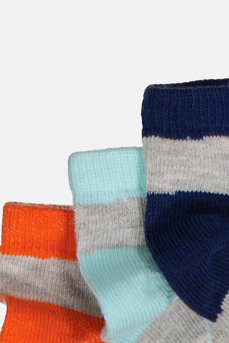 RBX Kids Boy 5 Pair Allover Print Ankle Socks, Multicolor - Image 2