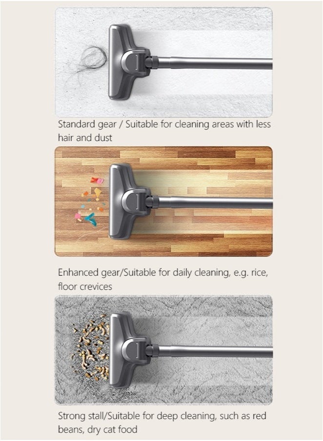 أوكيوز مكنسة كهربائية متعددة الأغراض 2 في 1 للسجاد والأرضيات الصلبة والسلالم - Image 2