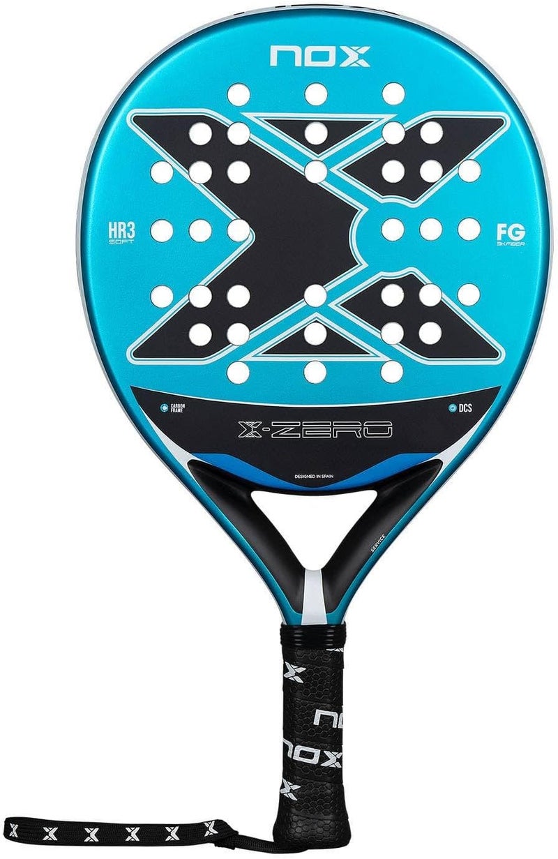 NOX X-Zero 2026 Padel Racket – 4” Grip, Round Shape, Soft Touch Control for Beginners- Blue - Image 1