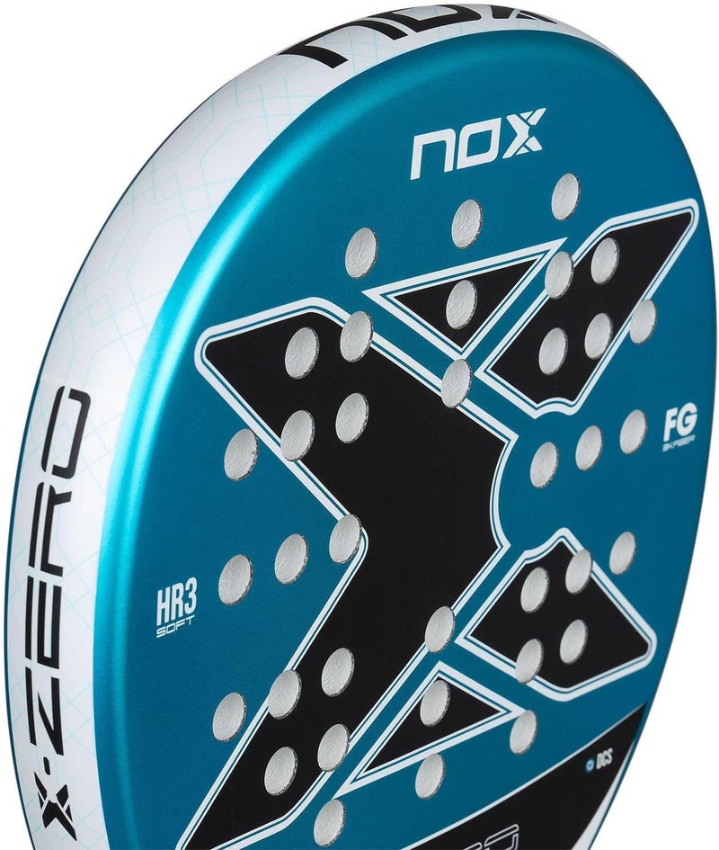 NOX X-Zero 2026 Padel Racket – 4” Grip, Round Shape, Soft Touch Control for Beginners- Blue - Image 3