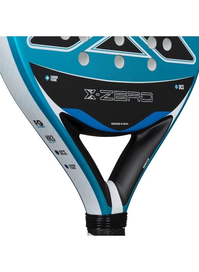 NOX X-Zero 2026 Padel Racket – 4” Grip, Round Shape, Soft Touch Control for Beginners- Blue - Image 5