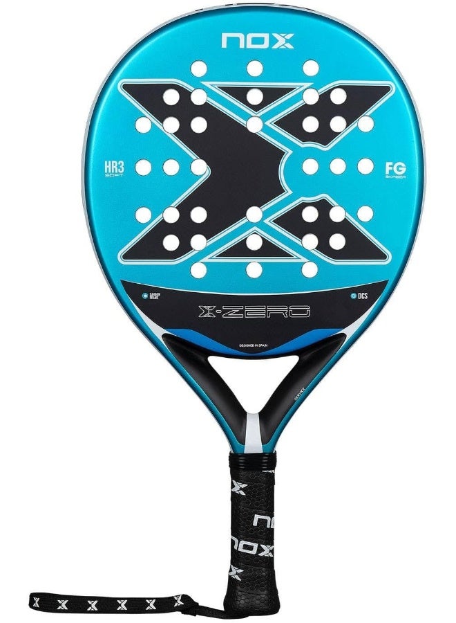 NOX X-Zero 2026 Padel Racket – 4” Grip, Round Shape, Soft Touch Control for Beginners- Blue - Image 2