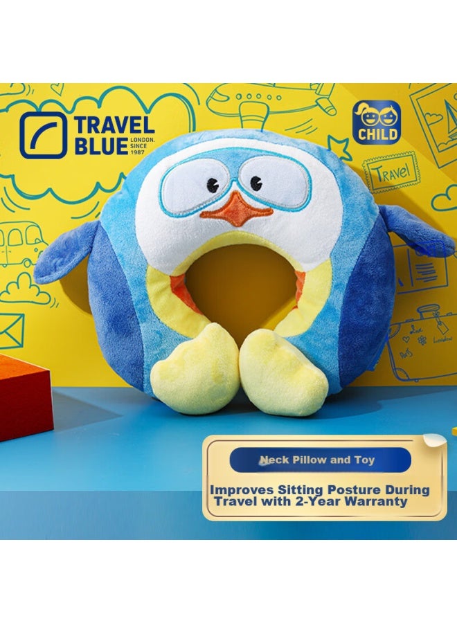 Travel Blue Travel Blue Cute Children's Multifunctional U-shaped Neck Pillow, Cartoon Plush Toy, Cervical Pillow, Car Headrest, Airplane Travel Pillow  - Image 2