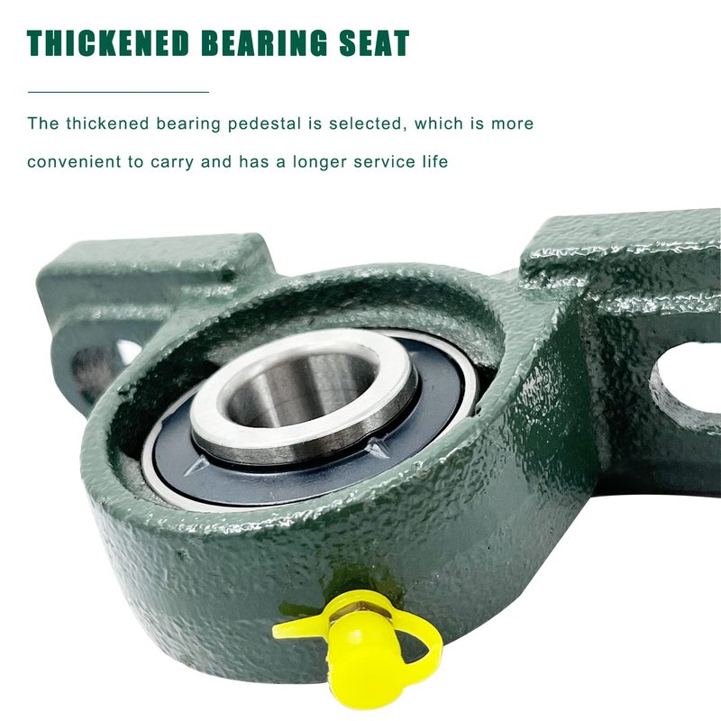 DEEPDREAM 6pcs UCP204-12 Pillow Block Bearing 3/4 inch Bore Mounted Pillow Block Bearings Chrome Steel Bearings with 3/4" Bore, Self Alignment - Image 3
