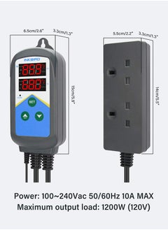 INKBIRD INKBIRD ITC-306T-WIFI Heating Temperature Controller 24 Hours Digital Cycle Timer Thermostat for Greenhouse Germination Reptiles Incubation Heating Only  - Image 5