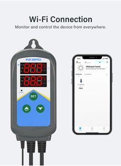 INKBIRD INKBIRD ITC-306T-WIFI Heating Temperature Controller 24 Hours Digital Cycle Timer Thermostat for Greenhouse Germination Reptiles Incubation Heating Only  - Image 2