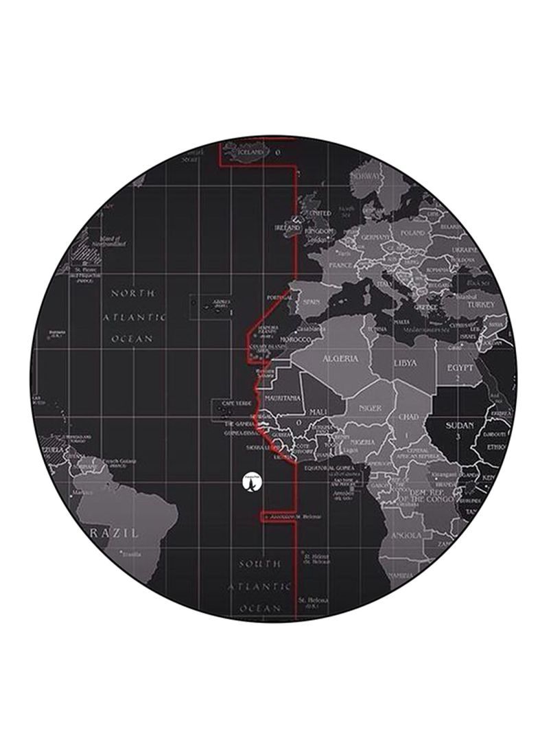 RKN A Map Printed Mouse Pad Multicolour