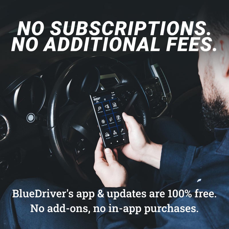 BlueDriver Bluetooth Pro OBDII Scan Tool for iPhone & Android - No Subscription Fee - OBD2 Car Scanner and Code Reader - Diagnose Check Engine, ABS, SRS, Airbag & 7000+ Issues on Vehicles 1996+ - Image 4