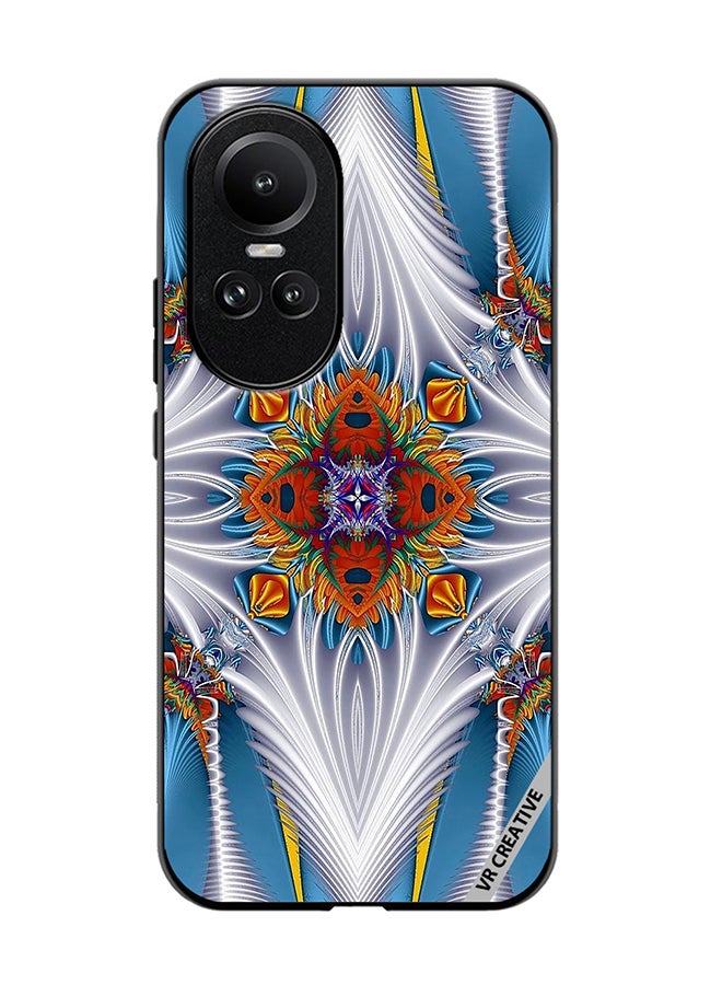 VR CREATIVE Protective Case Cover For Oppo Reno 10 Abstract Design Multicolour - Image 1