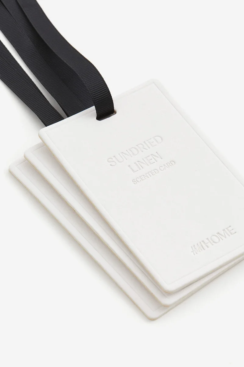 H&M 3-pack scented cards