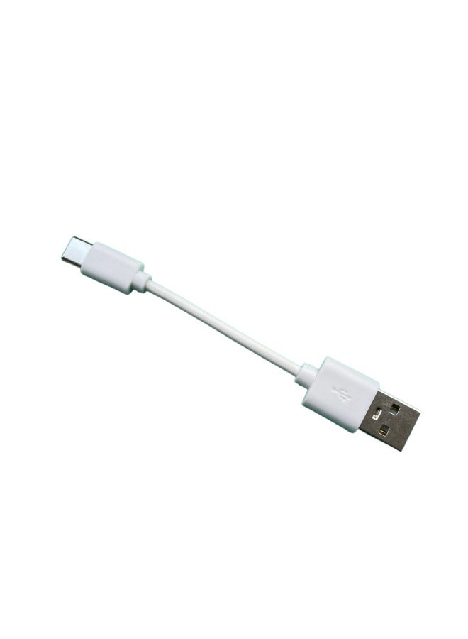 Loquat Type-c Charging Cable 2A Fast Charging Environmental Protection Small Fan Wireless Charging Headset Pvc With Machine Power Cord-Color:White-Model:Type-c Charging Cable 50cm  - Image 2