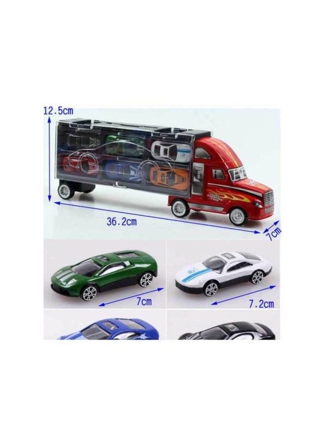 12-Piece Small Car In A Truck Set - Image 3