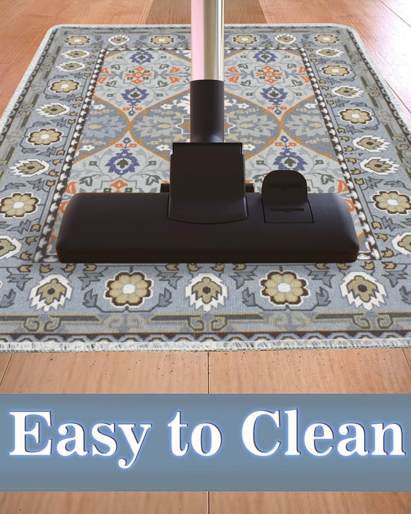 Homitecture Anti Slip Front Monsoon Doormat (37x57cm)| Living Room Rug |Polypropylene Floor Mat for Home|Essential Small Rug for Office, Bedroom & Kitchen|-Pack of 2, Rectangular (Grey) - Image 3