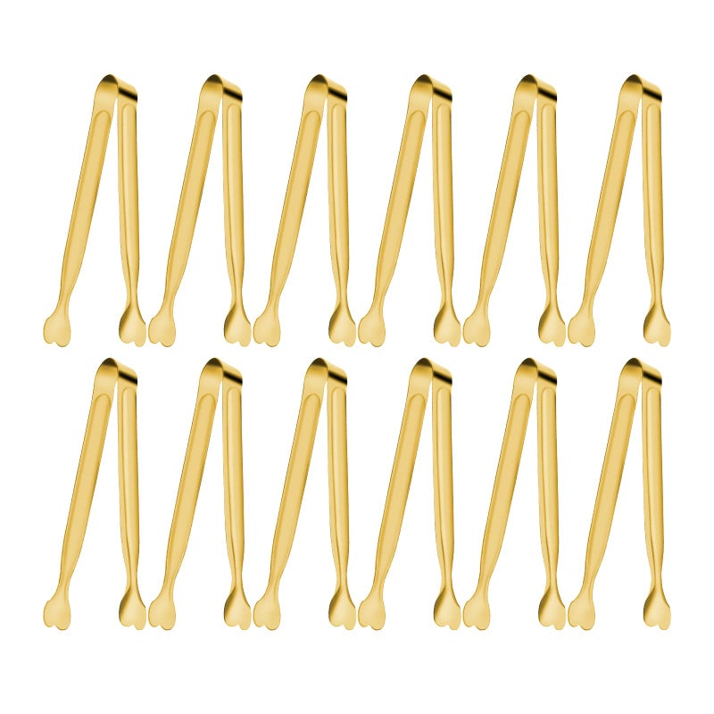 ANYTRP Serving Tongs  Anytrp 12-Packs Stainless Steel Sugar Tongs  5.3Inch Small Tongs Kitchen Tongs Appetizers Tongs For Serving Food  Buffets  Coffee Bar  Tea Party  Desserts Party And Ice Bucket - Image 1
