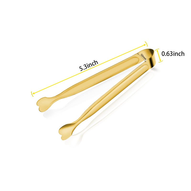 ANYTRP Serving Tongs  Anytrp 12-Packs Stainless Steel Sugar Tongs  5.3Inch Small Tongs Kitchen Tongs Appetizers Tongs For Serving Food  Buffets  Coffee Bar  Tea Party  Desserts Party And Ice Bucket - Image 2