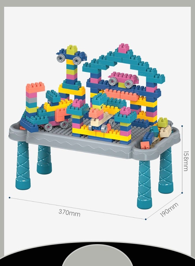 Children'S Building Block Set Diy Assembly Toys Home Use Easy Rejuvenation With Stickers, Safety Materials, Puzzle Training Games(Dark Color) - Image 2