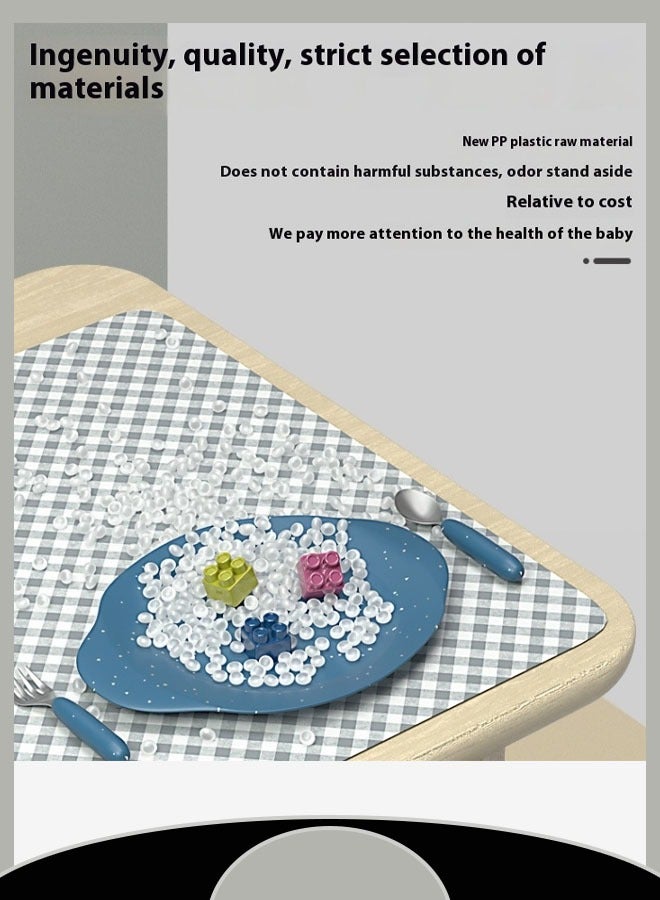 Children'S Building Block Set Diy Assembly Toys Home Use Easy Rejuvenation With Stickers, Safety Materials, Puzzle Training Games(Dark Color) - Image 4