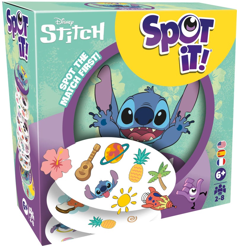 Asmodee Spot It Disney Stitch Quick Observation Card Game Featuring Beloved Characters Fun Matching Game for Kids and Adults Ages 6 28 Players 15 Minute Playtime - Image 2