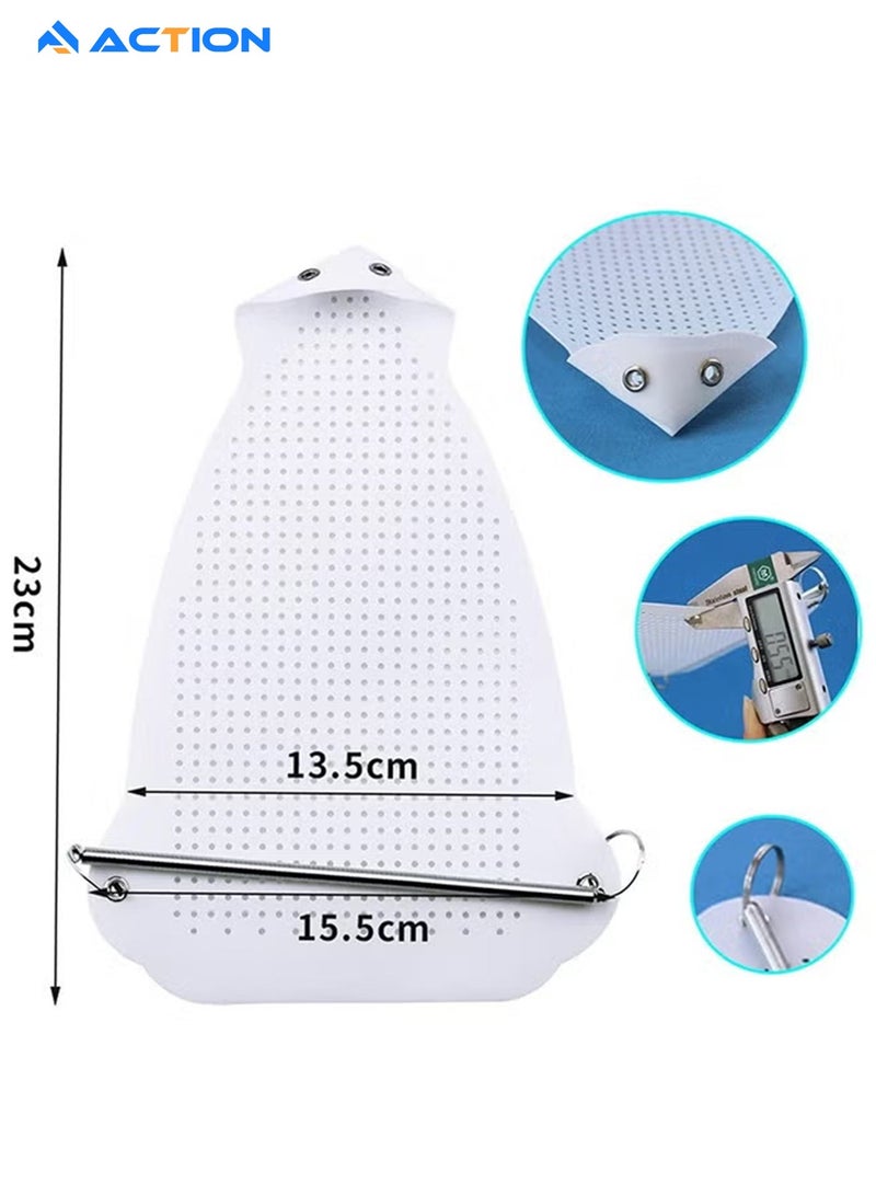 أكشن غطاء واق تيفلون للمكواة، مناسب لمعظم المكواة البخارية، سهل التركيب لجميع الأقمشة، مع حقيبة - Image 2