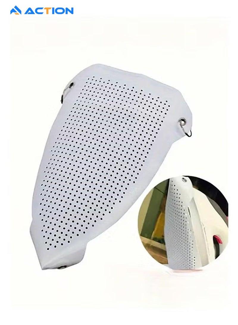 أكشن غطاء واق تيفلون للمكواة، مناسب لمعظم المكواة البخارية، سهل التركيب لجميع الأقمشة، مع حقيبة - Image 1