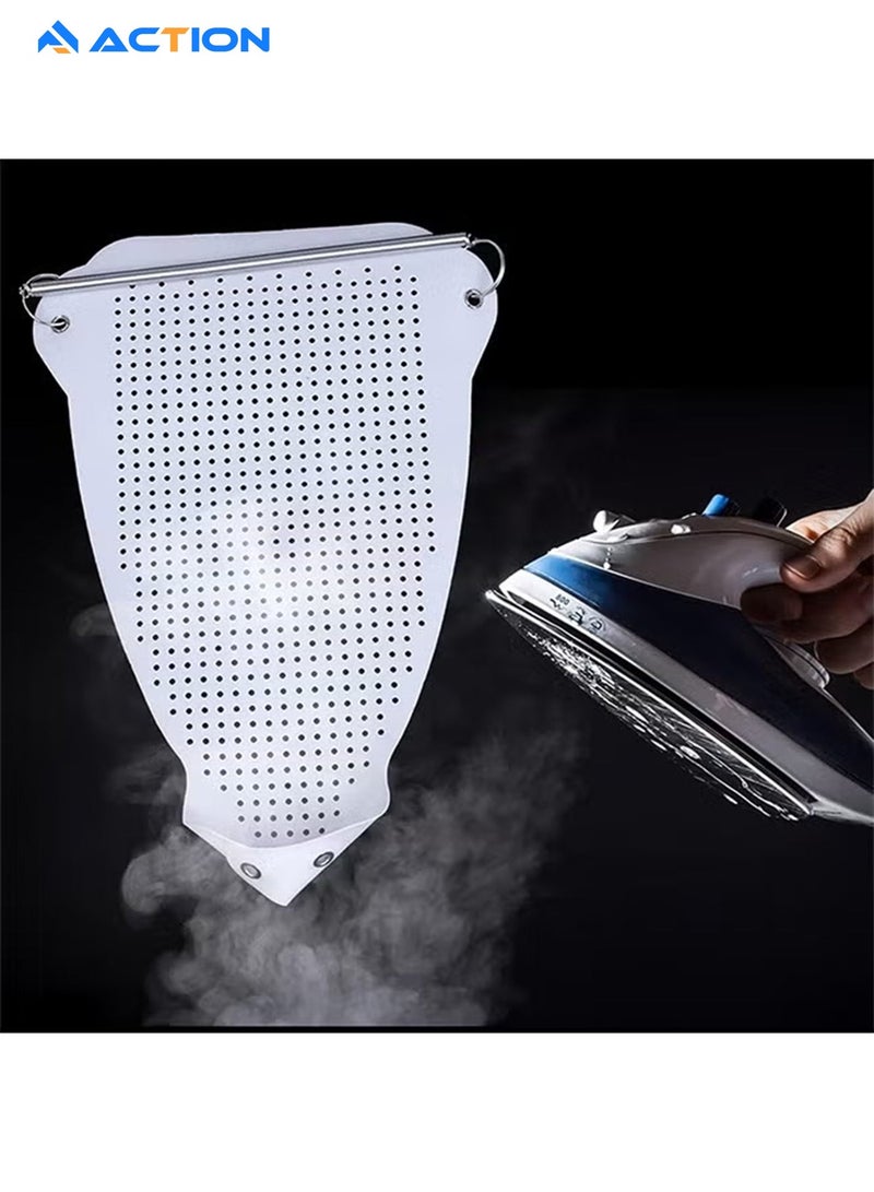 أكشن غطاء واق تيفلون للمكواة، مناسب لمعظم المكواة البخارية، سهل التركيب لجميع الأقمشة، مع حقيبة - Image 4