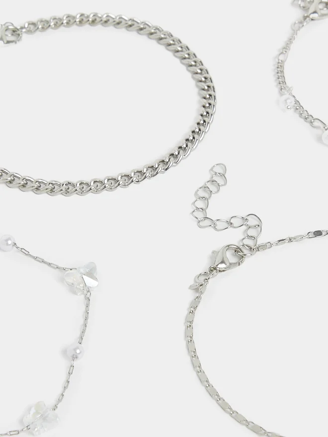 Styli Styli Set of 4 - Multi Design Anklet