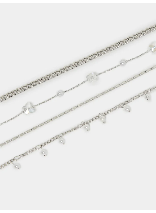 Styli Styli Set of 4 - Multi Design Anklet