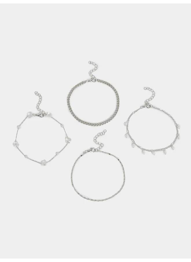 Styli Styli Set of 4 - Multi Design Anklet