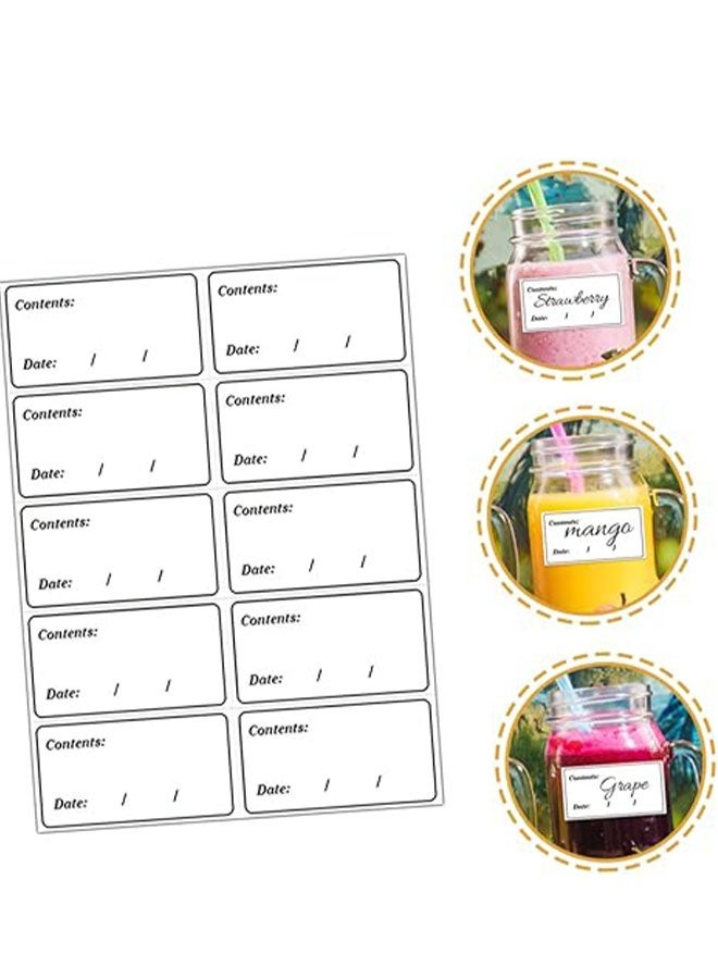 Happy D 200 Posts Waterproof Food Labels Stickers Freezer Labels for Food Storage，Easy Peel Off，Long-Lasting - Image 4