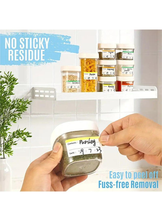 Happy D 200 Posts Waterproof Food Labels Stickers Freezer Labels for Food Storage，Easy Peel Off，Long-Lasting - Image 5