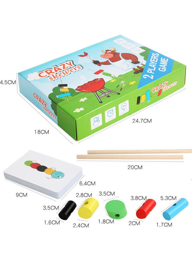 NIBEMINENT Crazy Grilled Skewers Parent-Child Interactive Toys 24.7 X 18 4.5cm - Image 3