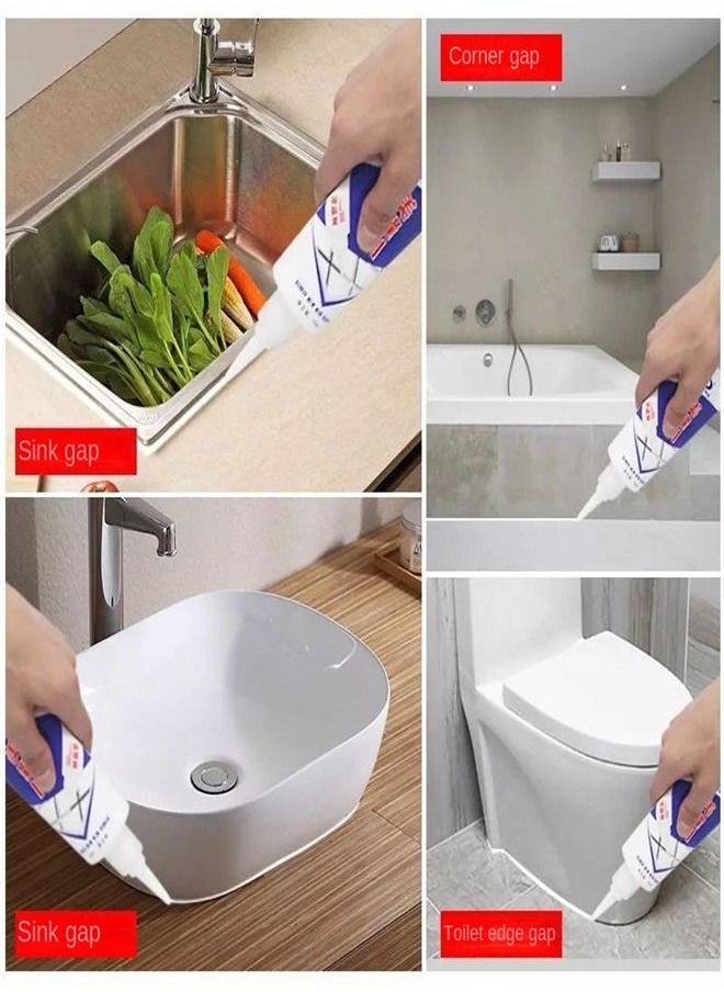 Generic Ceramic Tile Seam Beauty Agent  Waterproof Sealant White  - Image 3