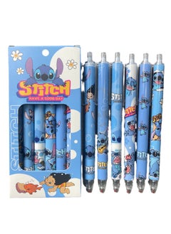 STITCH Stitch Party Supplies Bundle 6 Pack Pens with Stitch Tattoos for Kids Adults (Lilo and Stitch Party Favors)  - Image 2