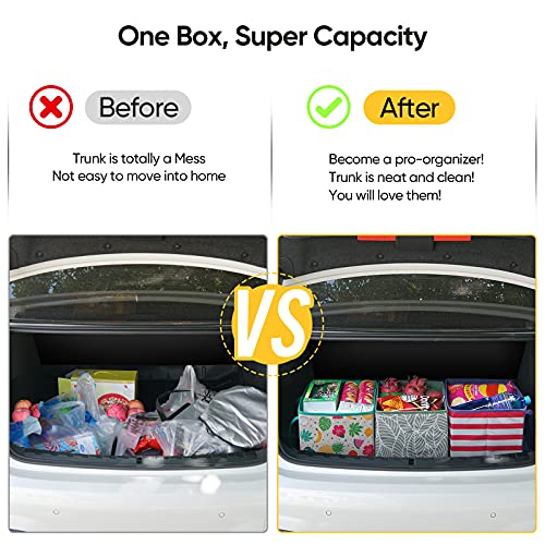 BALEINE 3Pk Reusable Grocery Bags, Foldable Shopping Bags for Groceries with Reinforced Bottom & Handles (Honeysuckle) - Image 4