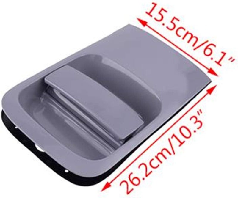 DEMULAX Gray Sliding Door Handle Cover for Hyundai H1 I800 - Image 2