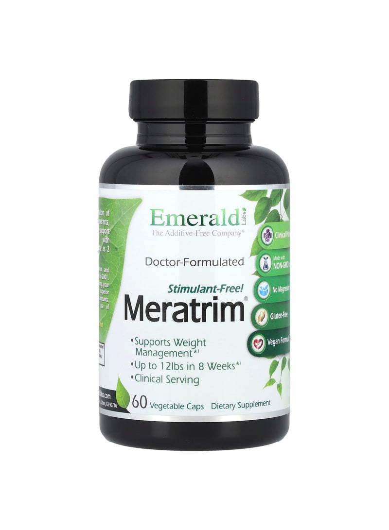 Emerald Laboratories Meratrim®, Stimulant Free, 60 Vegetable Caps