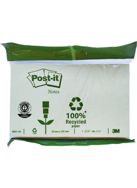 Post-It Sticky Note Paper 76MM x 127 mm (100 Sheets)