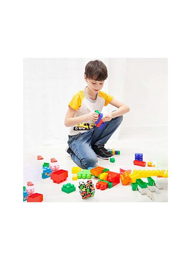 Gear Cube 3x3, Rubiks Cube with Three-dimensional Gear Structure, Magic Cube 3D Puzzle Brain Teasers Puzzles Toys(56mm), Suitable for Brain Development Puzzle Games for Children and Adults