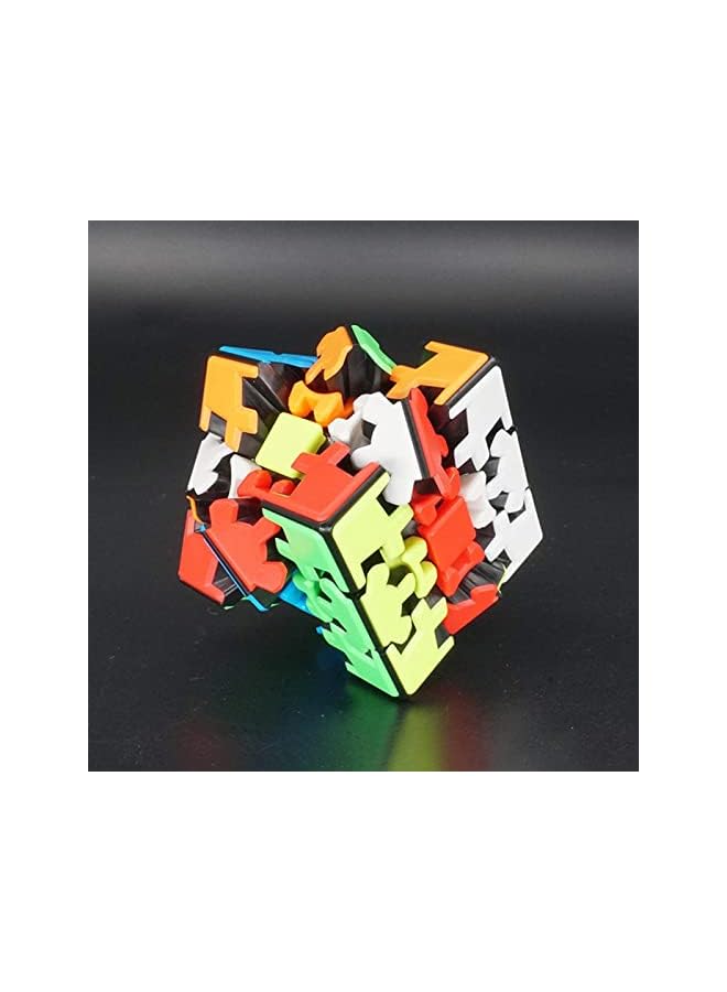 Gear Cube 3x3, Rubiks Cube with Three-dimensional Gear Structure, Magic Cube 3D Puzzle Brain Teasers Puzzles Toys(56mm), Suitable for Brain Development Puzzle Games for Children and Adults