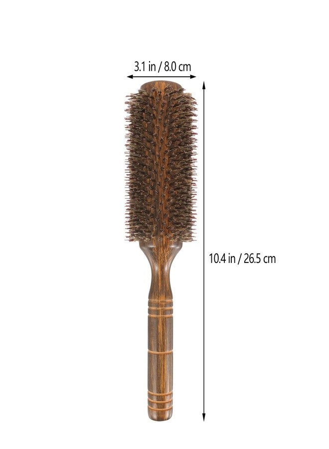 Beaupretty Hair Blow Drying Brush Roll Hair Brush Roll Pig Bristle Curling Comb Miss Bristle Hair Inside Buckle Handle Curly Hair Styling Brush Blow-dry Brush - Image 2