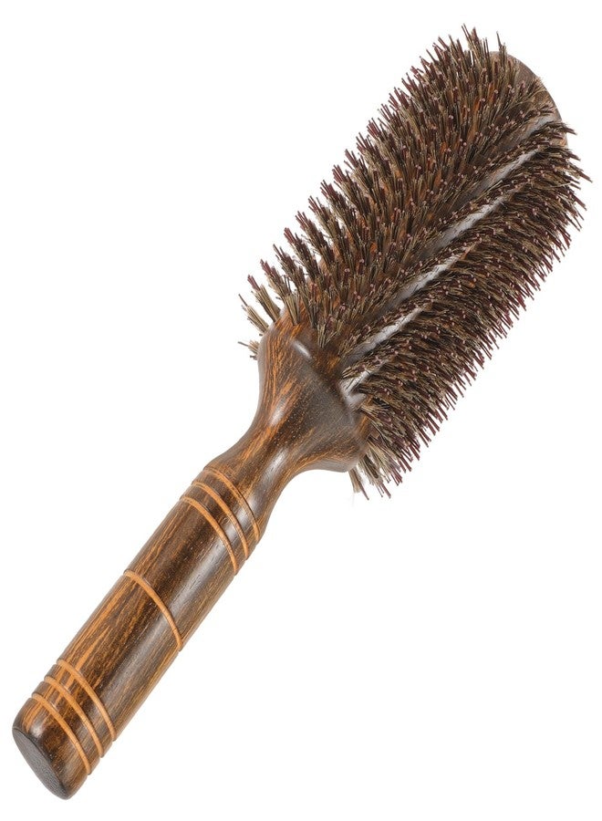 Beaupretty Hair Blow Drying Brush Roll Hair Brush Roll Pig Bristle Curling Comb Miss Bristle Hair Inside Buckle Handle Curly Hair Styling Brush Blow-dry Brush - Image 1