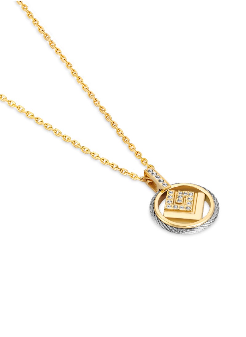 Guy Laroche - Ambre Rose-Gold Plated Necklace - Image 1