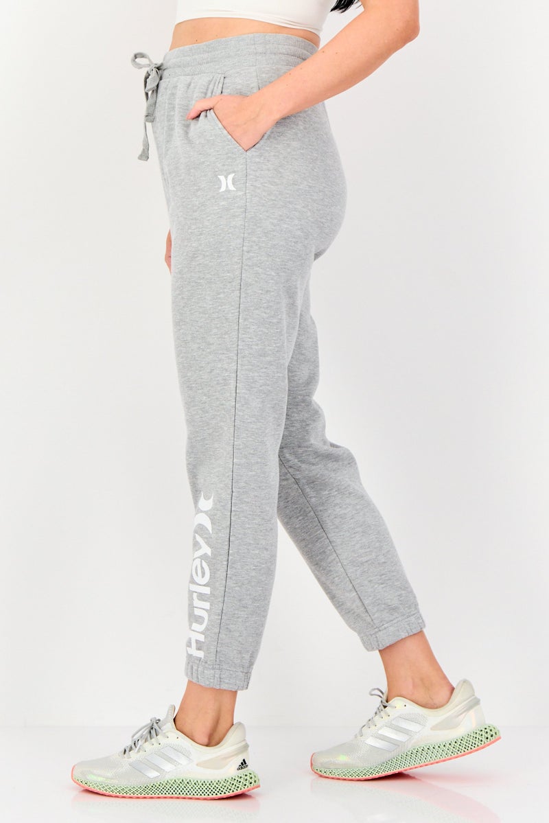 Hurley Women Sportswear Fit Outdoor Jogger Pants, Heather Grey - Image 4